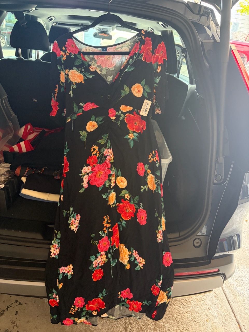 Old Navy Black Floral Maxi Dress - photo 2