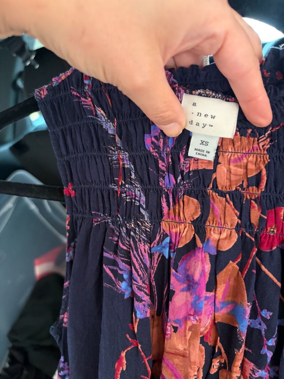 A New Day Navy Floral Maxi Dress - photo 4