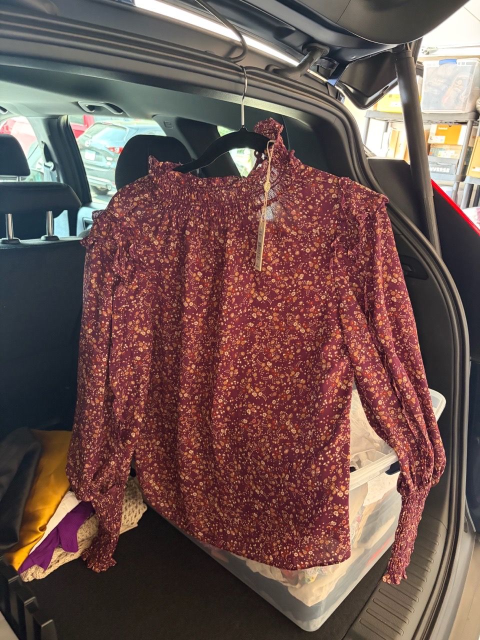 Max Studio Floral Long Sleeve Blouse with Tags