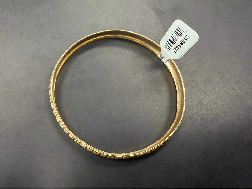 10KT 9.76GR 2.5IN Square Cut Bangle - photo 2