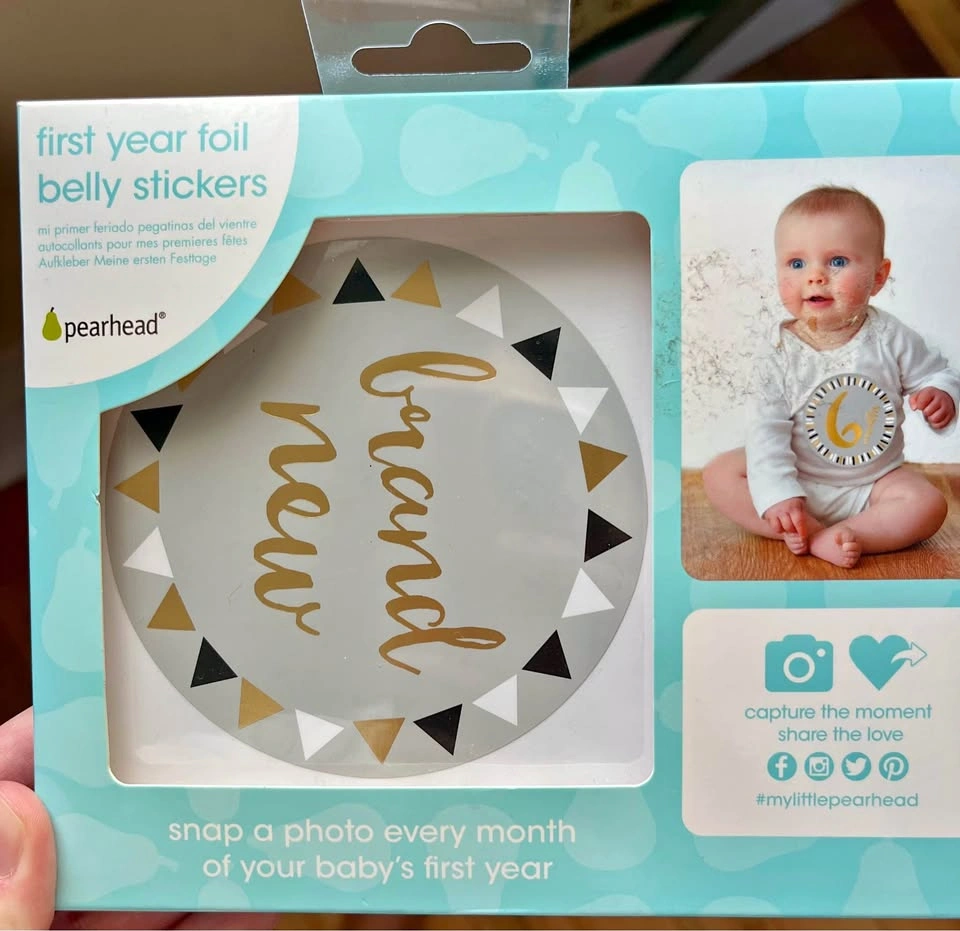Brand new first year stickers