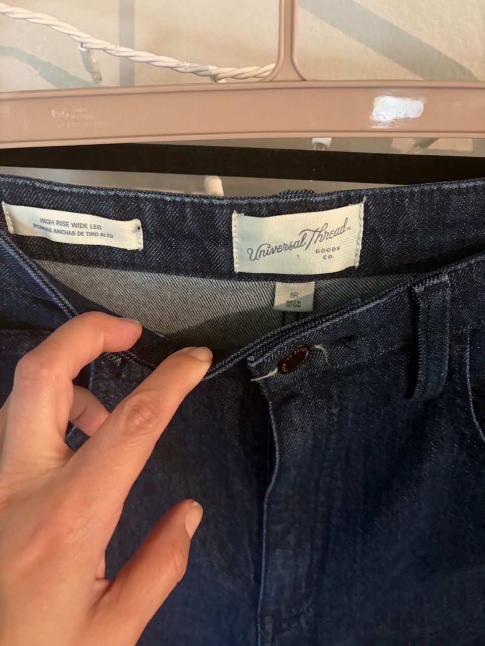 Universal Thread High-Rise Wide Leg Dark Wash Jeans - photo 2