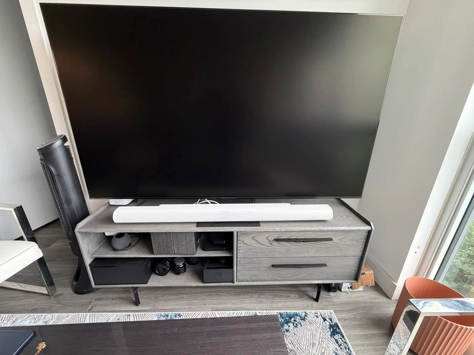Mobilia Wooden TV Stand with Drawers (160cm x 46cm) - photo 2