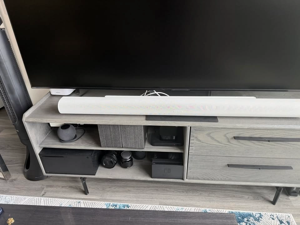 Mobilia Wooden TV Stand with Drawers (160cm x 46cm) - photo 3