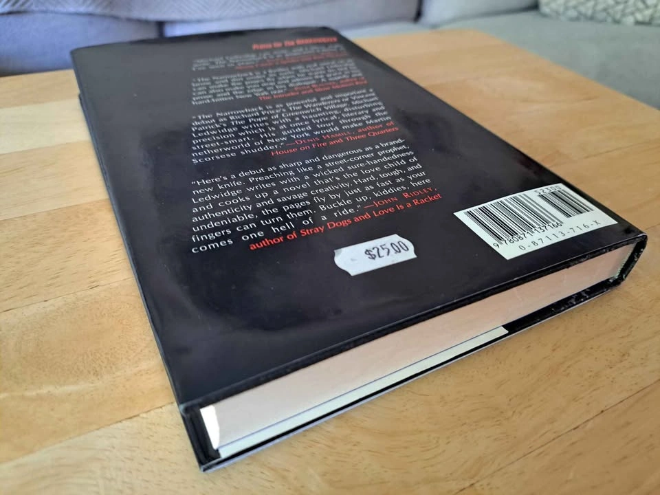 The Narrowback - Signed Michael Ledwidge First Ed. Hardcover - photo 2