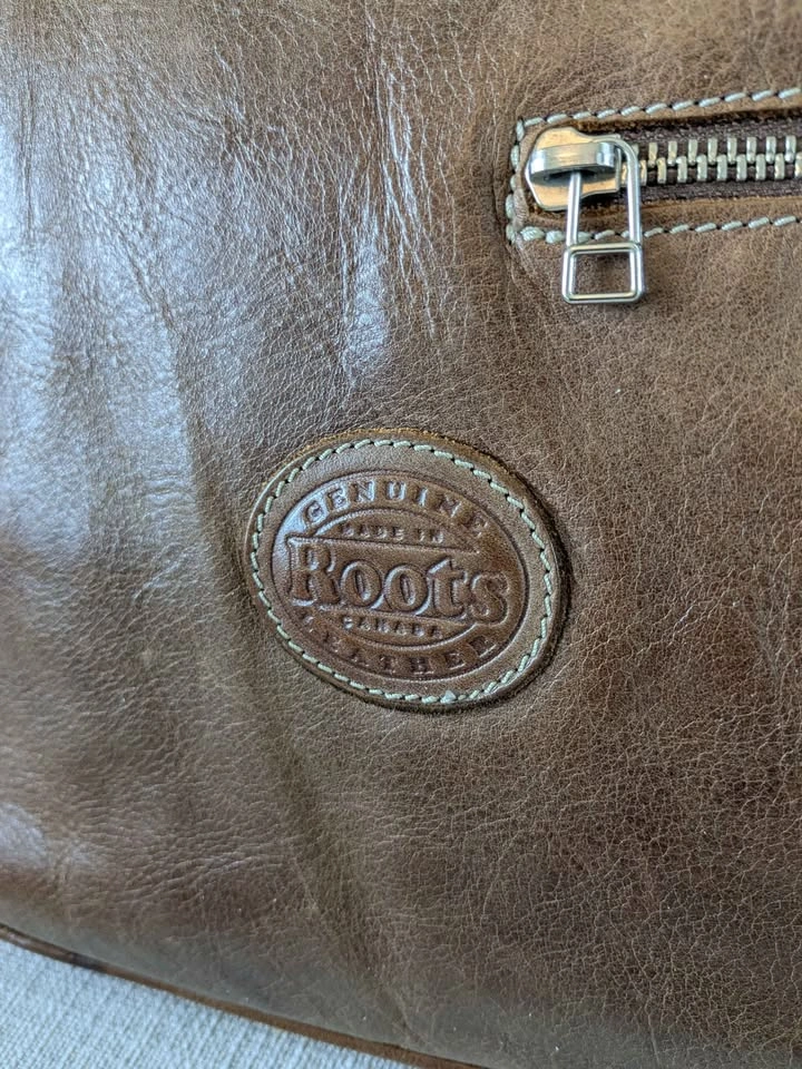 Vintage Roots Tribe leather laptop bag - photo 3