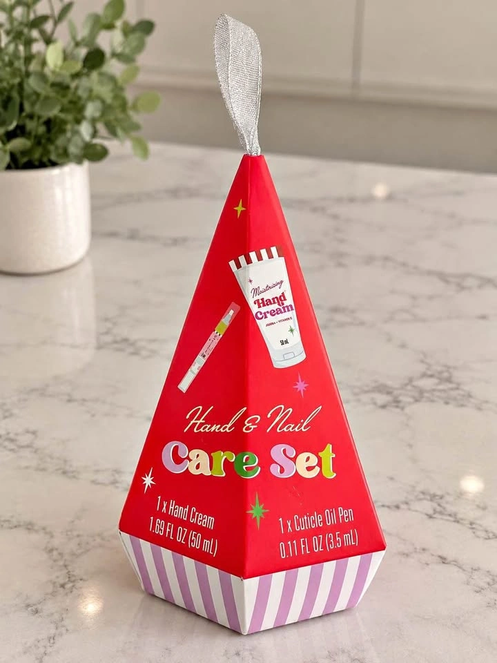 Brand new- Christmas ornament themed - Hand & Nail Care Gift Set