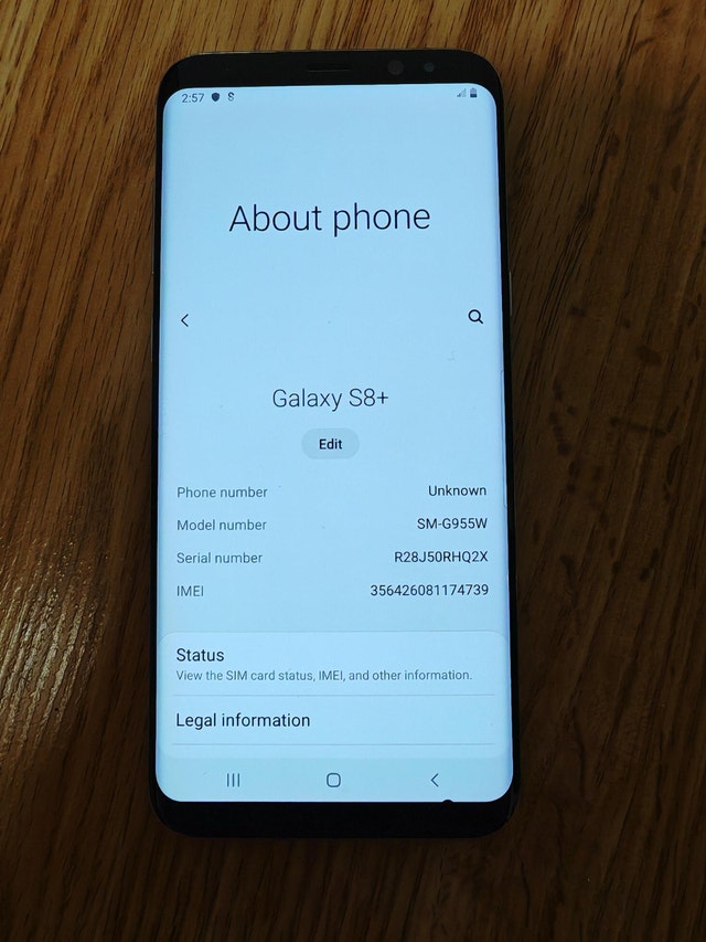 Samsung Galaxy S8+ 64GB SM-G955W with Original Box and Case - photo 2