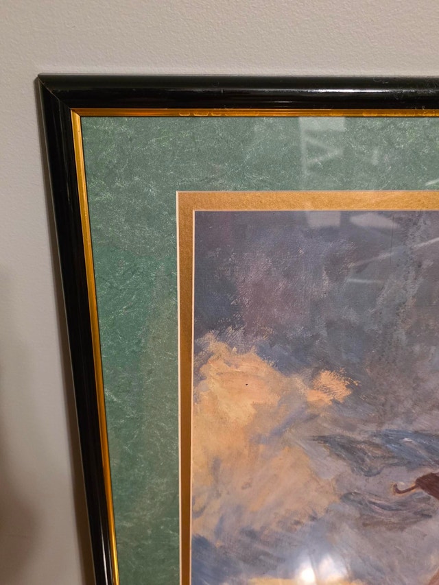 Claude Monet Femme à l'Ombrelle Large Framed Art Print - photo 2