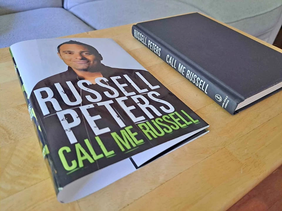 Signed Russell Peters - Call Me Russell First Edition Hardcover