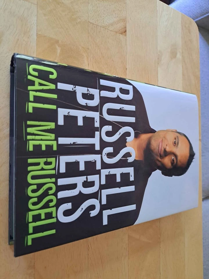 Signed Russell Peters - Call Me Russell First Edition Hardcover - photo 2