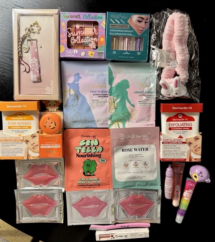 Beauty Makeup Skincare Bundle The Crème Shop Disney Gloss Masks