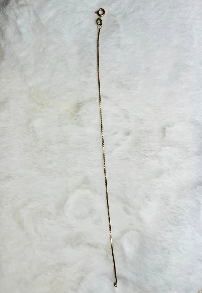10k Gold Bracelet Box Chain - photo 2