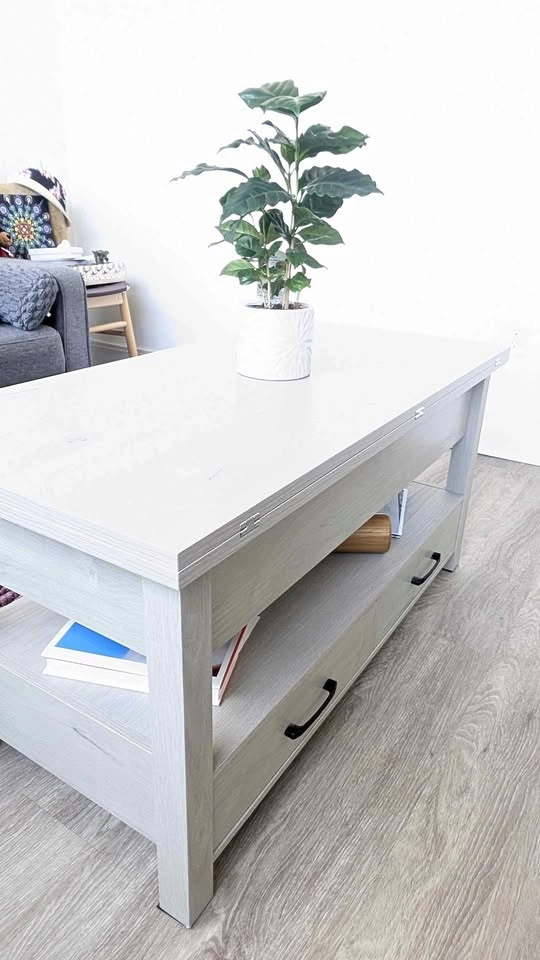 Light Gray Murphy Coffee Table / Work Station