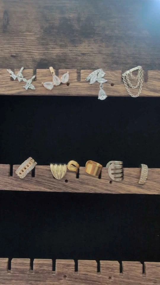 Assorted Gold and Silver Tone Ear Cuff Set - photo 3