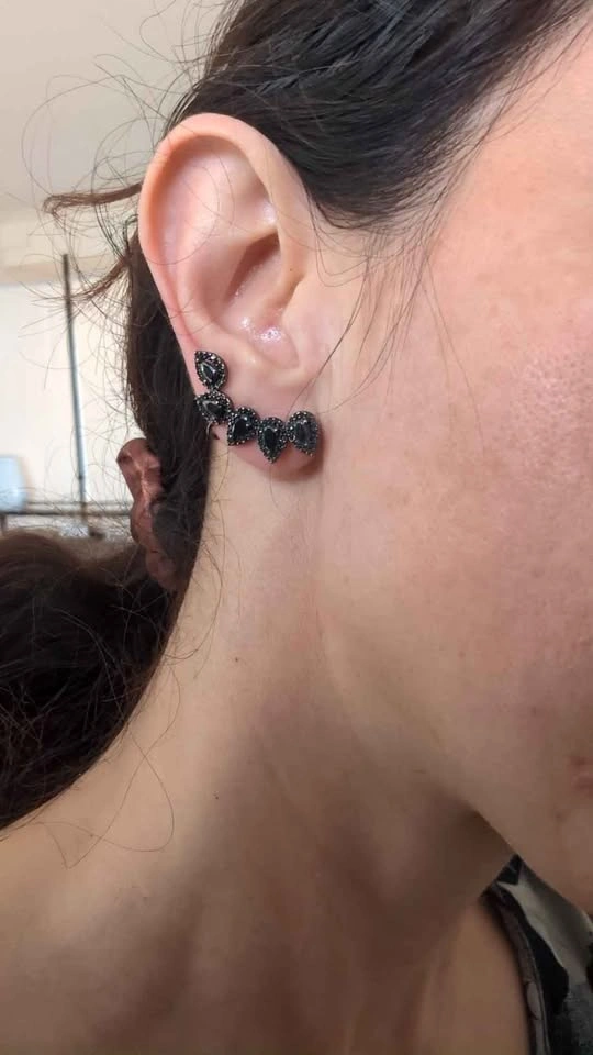 Set of 2 Pairs of Ear Climber Earrings - photo 5