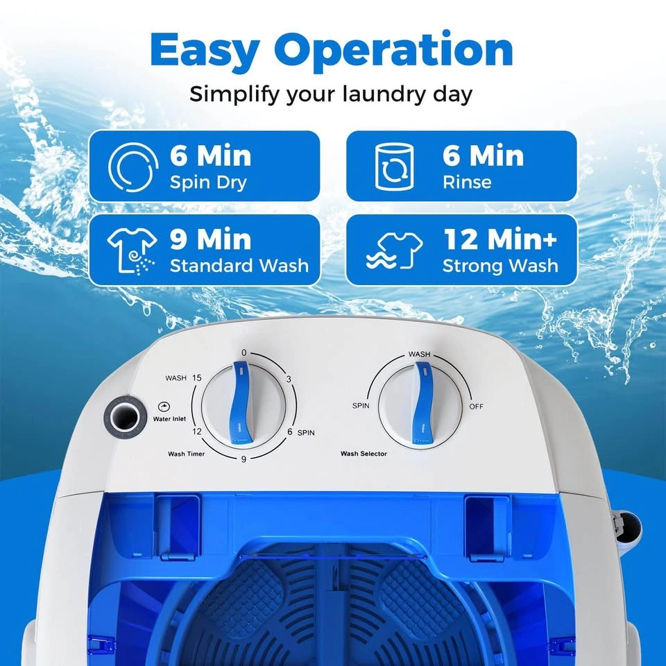 New COSTWAY Mini Portable Washing Machine - photo 5