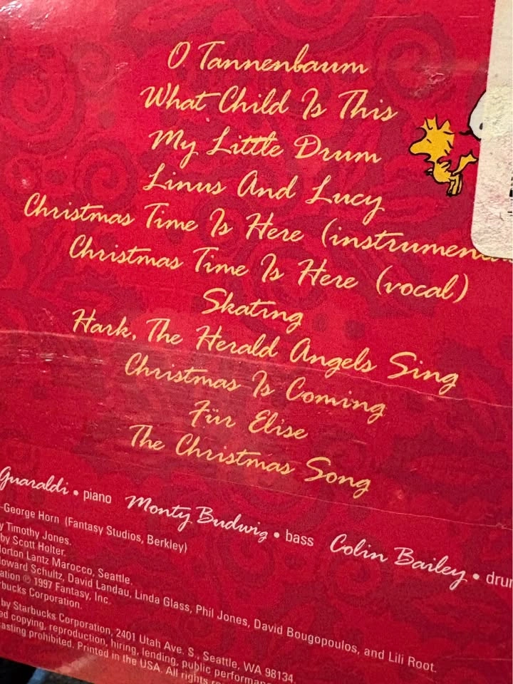 Vince Guaraldi Trio – A Charlie Brown Christmas CD (1997) - photo 3