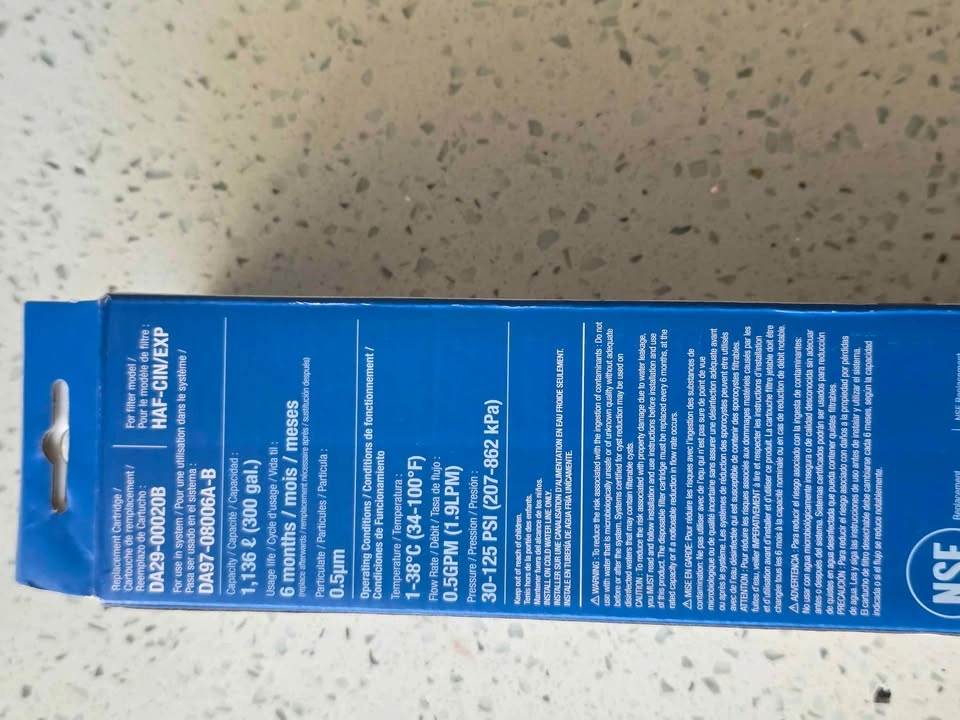 NEW Samsung Water Filter DA29-00020B HAF-CIN/EXP - photo 4