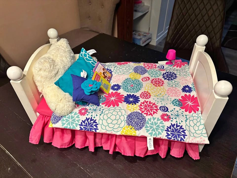 18” Doll Bed and accessories