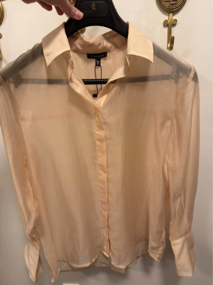 Sheer fabric blouse NWT - XS - photo 5