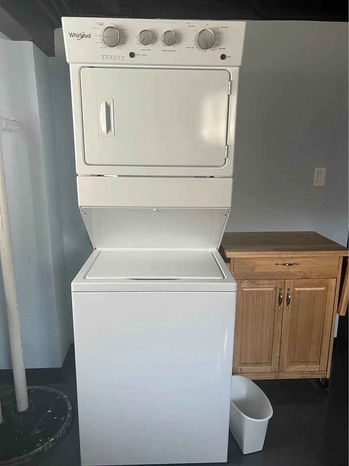 Whirlpool stacked washer and dryer - photo 2