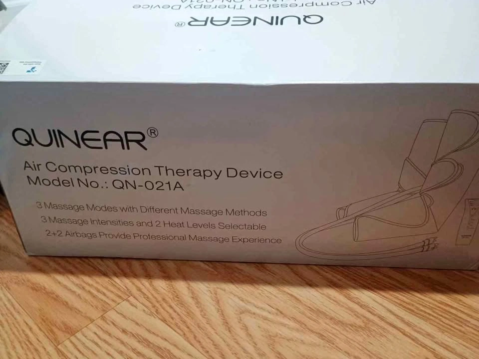 QUINEAR QN-021A Air Compression Leg Massager with Heat
