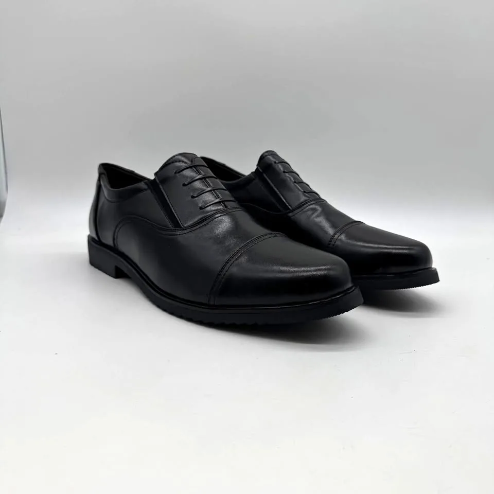 Men's Black Formal Dress Shoes - Size US 13- New (No Box) thumbnail