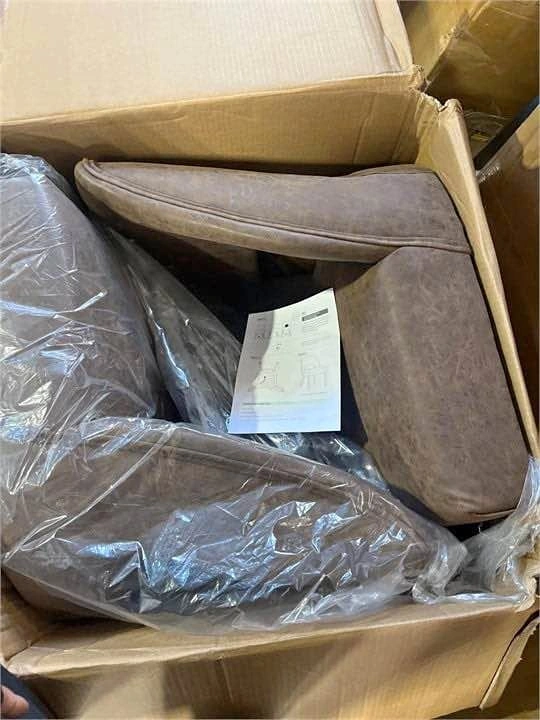 Brand New Padded Leather Dining Chairs Set of 2