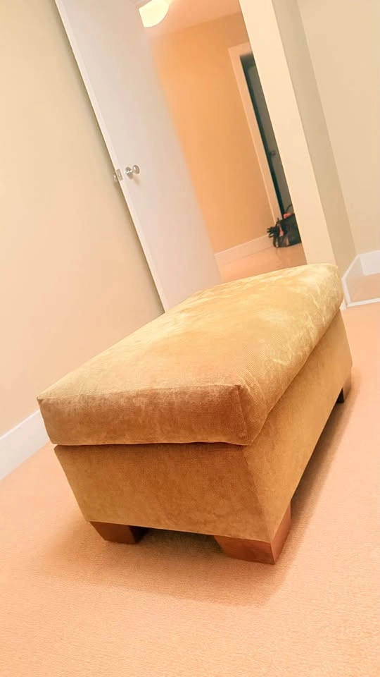 Green Modular Sofa + 2 Ottomans – Retro Modern - photo 4
