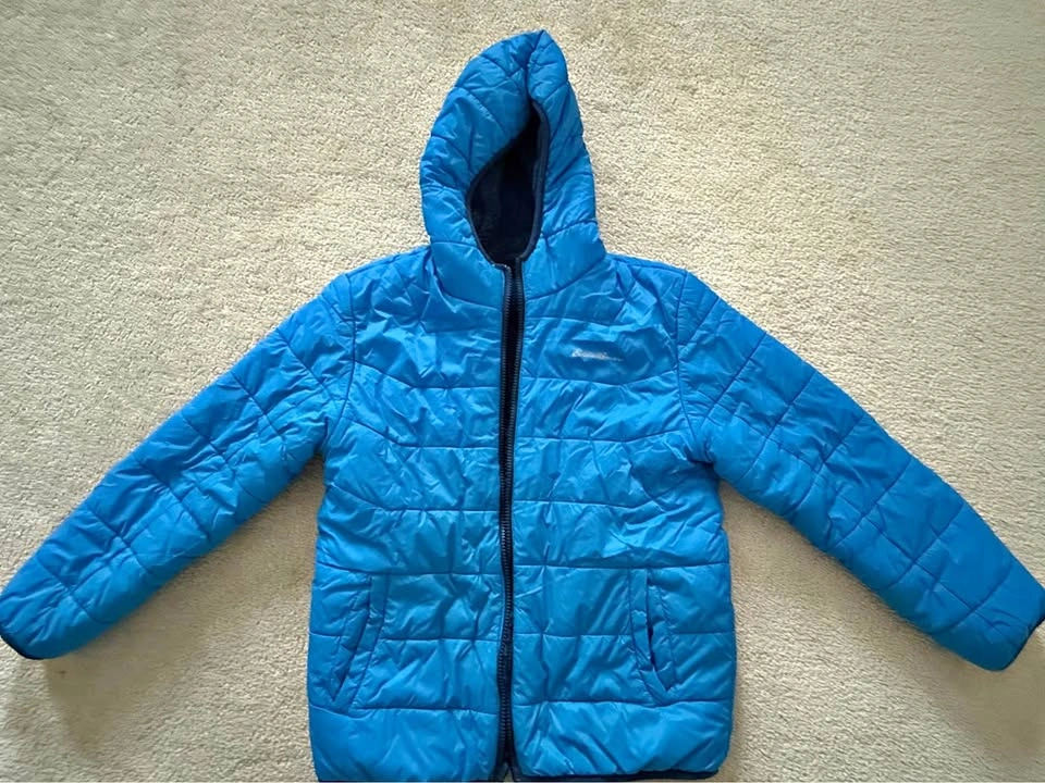 Eddie Bauer Reversible Hooded Jacket Youth Size Medium