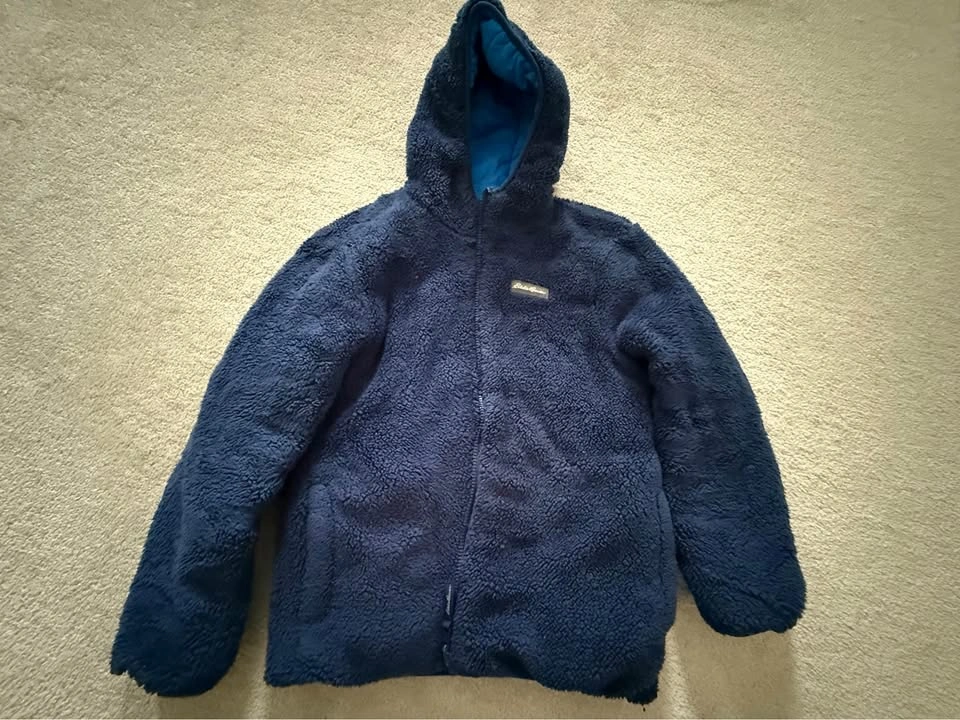 Eddie Bauer Reversible Hooded Jacket Youth Size Medium - photo 3