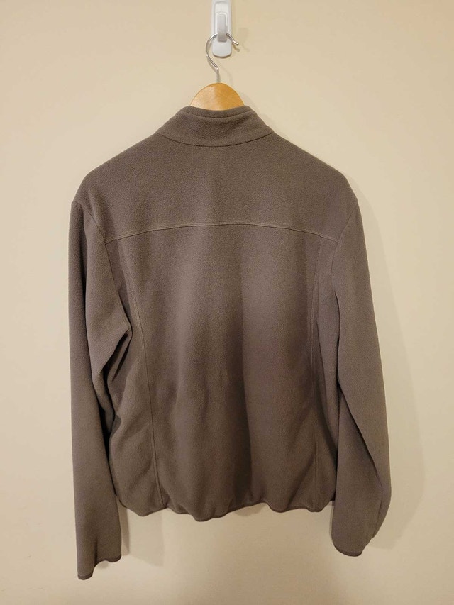 Vintage Quechua Forclaz 200 Men's Brown Taupe Fleece Jacket - photo 2