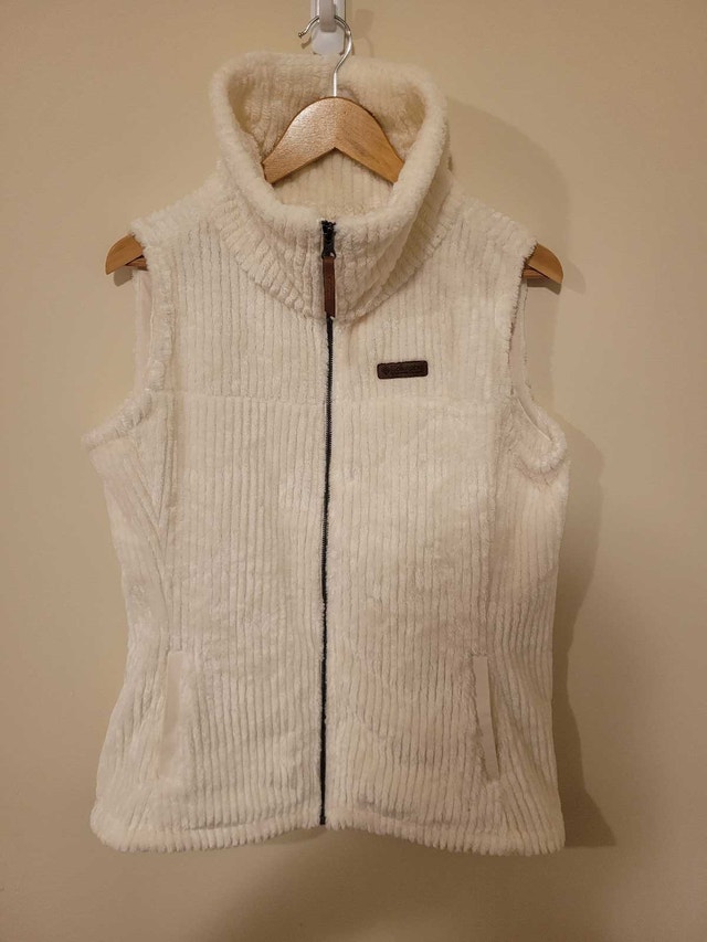 Columbia Women's Sherpa Vest Sz L Cream White - photo 3