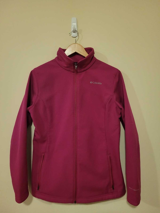 New Columbia Women's Magenta Softshell Jacket Size Large