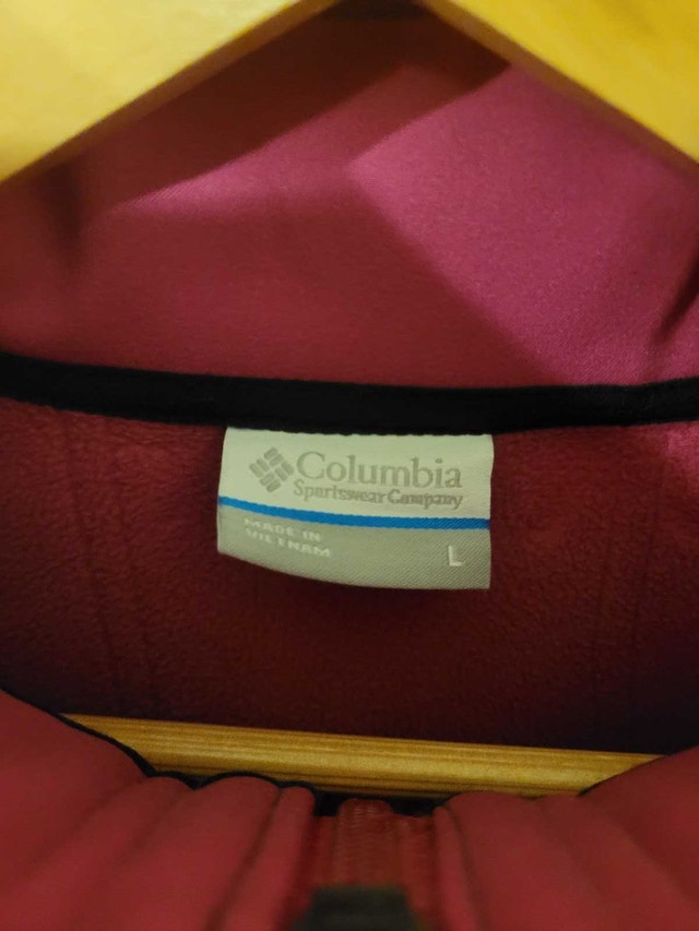 New Columbia Women's Magenta Softshell Jacket Size Large - photo 3