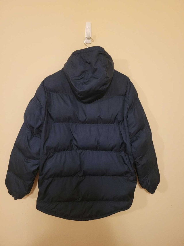Vintage Men's Nike Storm-Fit Navy Blue Puffer Jacket Size Large - photo 2
