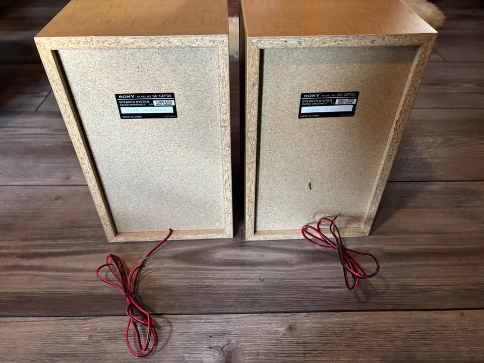 SONY BOOKSHELF SPEAKERS - MODEL SS-CEP30 - WOOD FINISH - photo 3