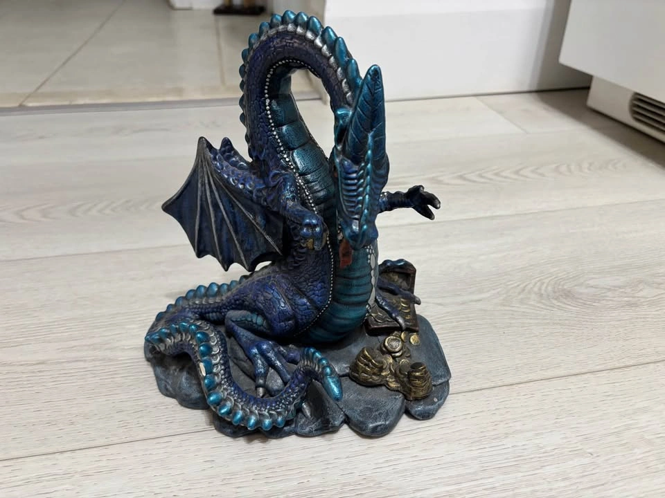 DRAGON STATUE CERAMIC FIGURE - photo 2