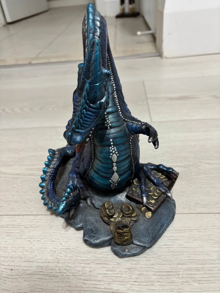 DRAGON STATUE CERAMIC FIGURE - photo 3