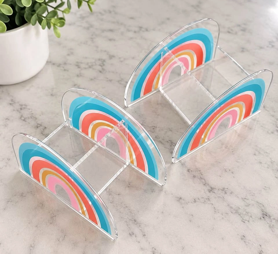 Michaels Fab Finds Acrylic Rainbow Pen Holders - photo 2
