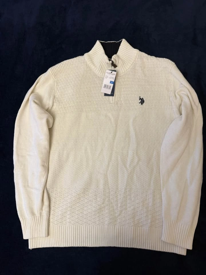 U.S. Polo Assn. Men’s Quarter-Zip Sweaters – Brand New With Tags - photo 3