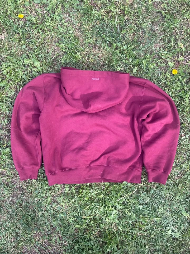 Sumac Burgundy Aritzia Hoodie - photo 2