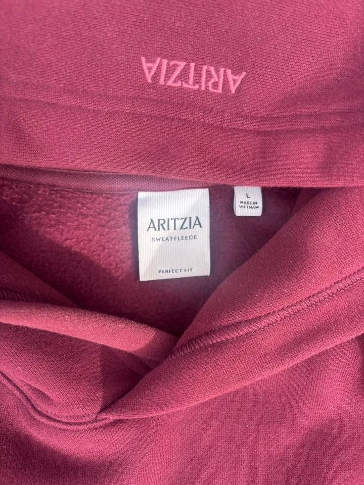 Sumac Burgundy Aritzia Hoodie - photo 3