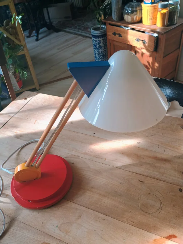 Super cool vintage 1980s Ikea desk lamp image indicator(4)