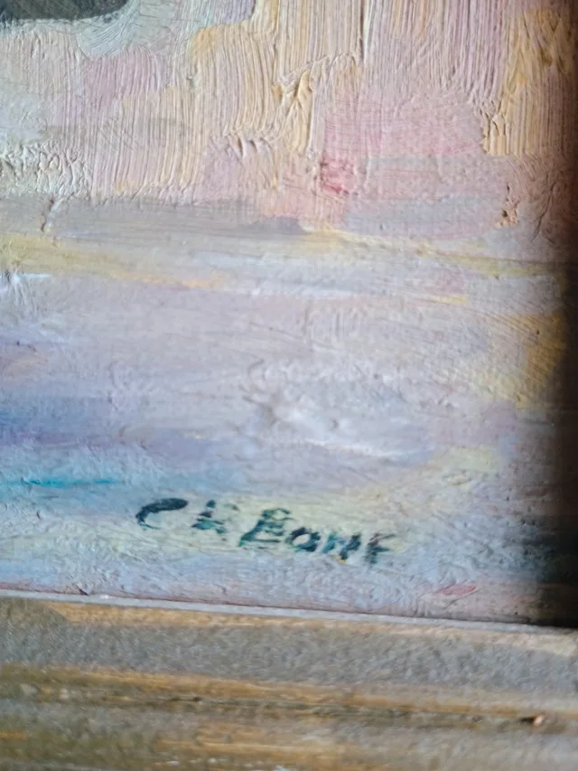 Floral oil painting, flowers, decorative art, antique image indicator(3)