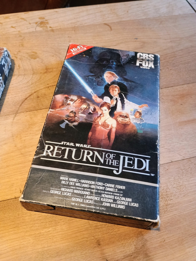 CBS FOX VHS Star Wars Empire Strikes Back, Jedi - photo 2
