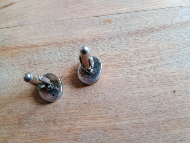 925 silver and onyx black cufflinks - photo 4