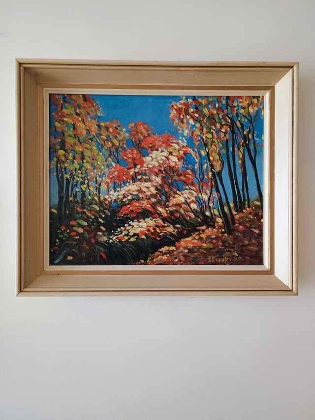 Oil painting by local Toronto artist - Fall scene - photo 2
