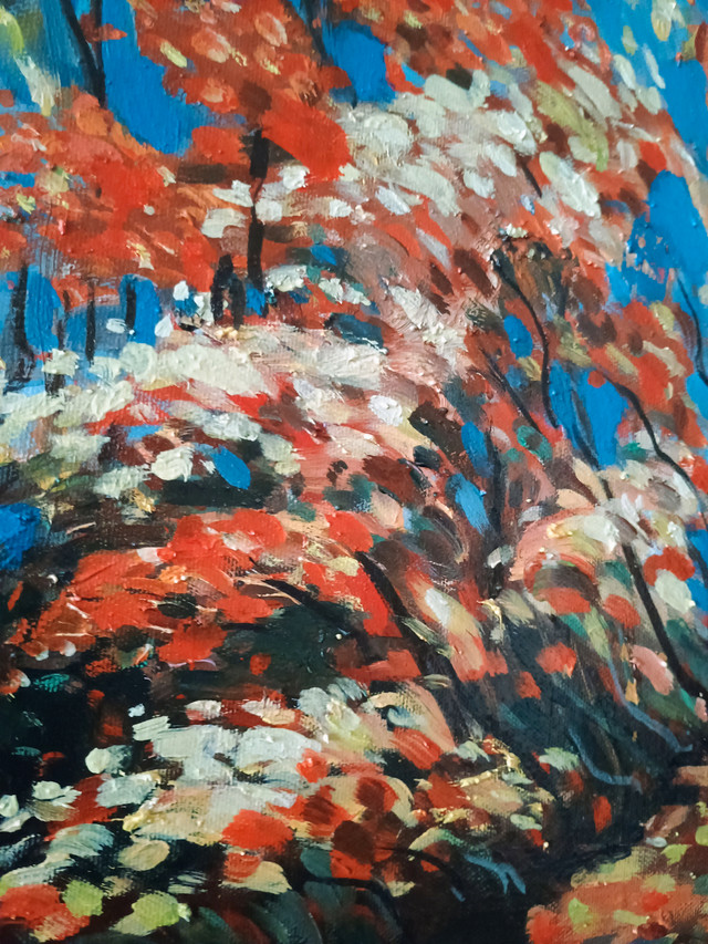 Oil painting by local Toronto artist - Fall scene - photo 3